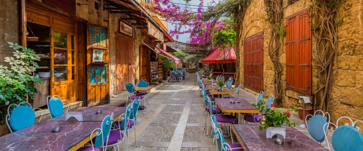 De vissersplaats Byblos